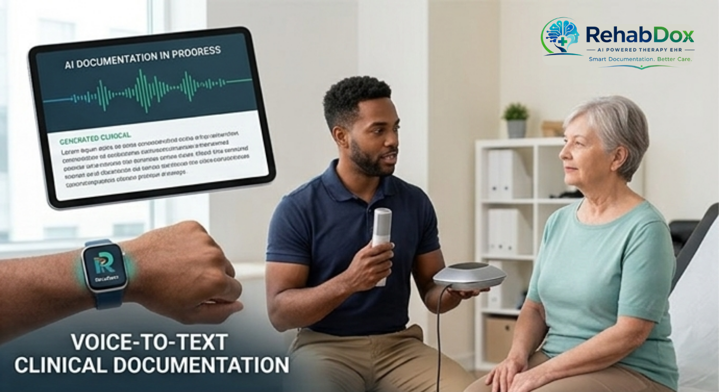 Physical therapist working with patient rehabilitation clinic