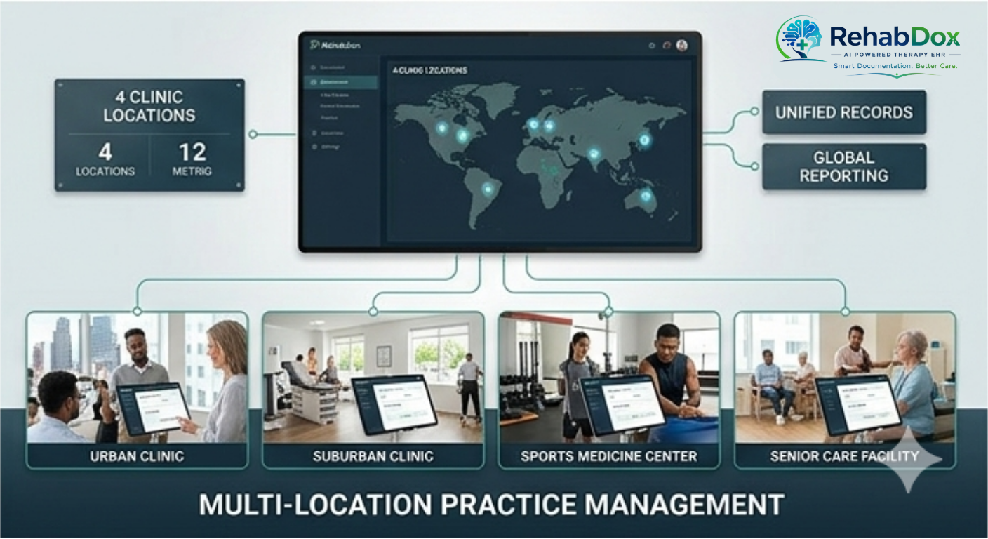 Physical therapist working with patient rehabilitation clinic